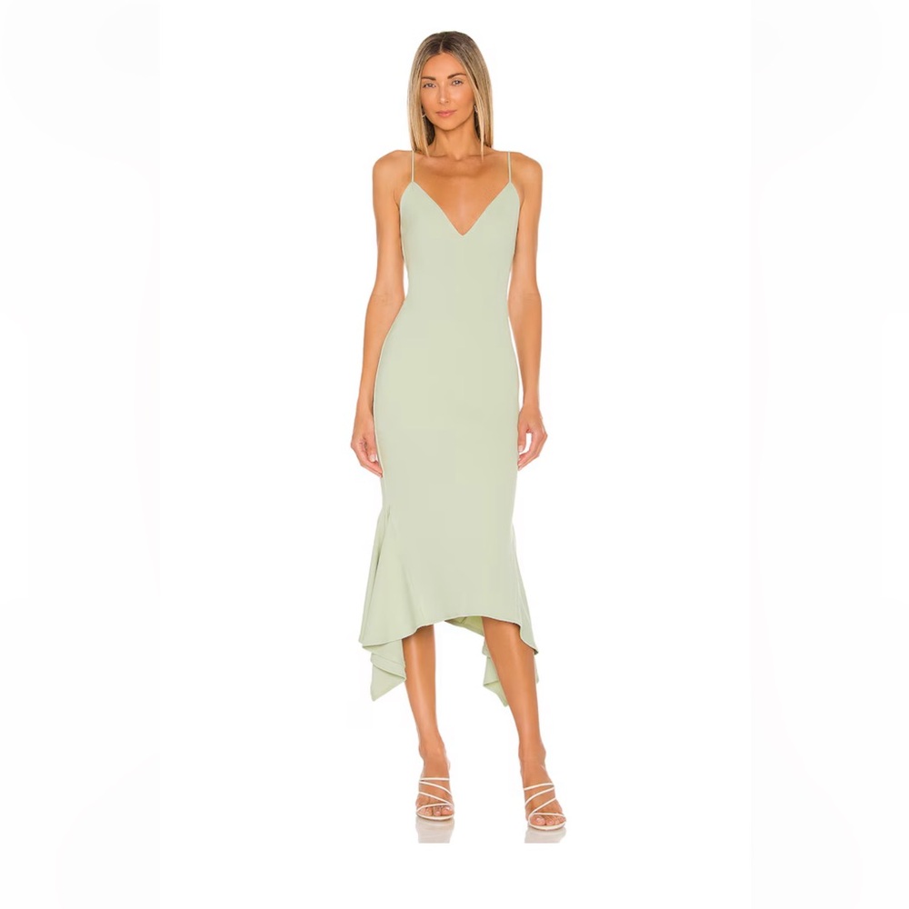 Camila Coelho Pale Mint Backless Slip Dress